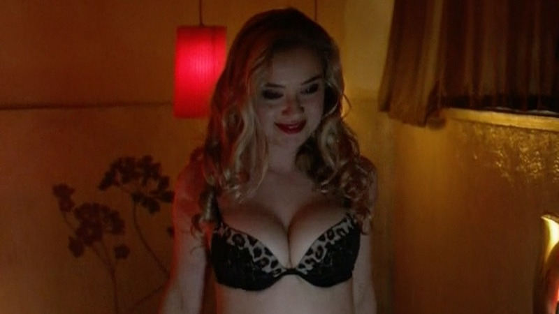 Sexiest Katja Scenes. Underwear, black panties, cleavage. 776146
