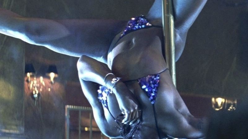 Matchstick Men's Sexiest Scenes with Kim Cassidy. Bikini, Sexy, Black, purple bikini. 776190