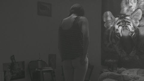 Julianne Côté in You're Sleeping Nicole (2014) Butt Black And White Butt 776208