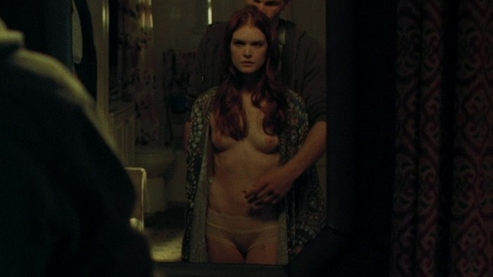 Nudes of Mia Bialy from Flesh and Bone. Breasts, guy behind girl, looking in mirror. 781770