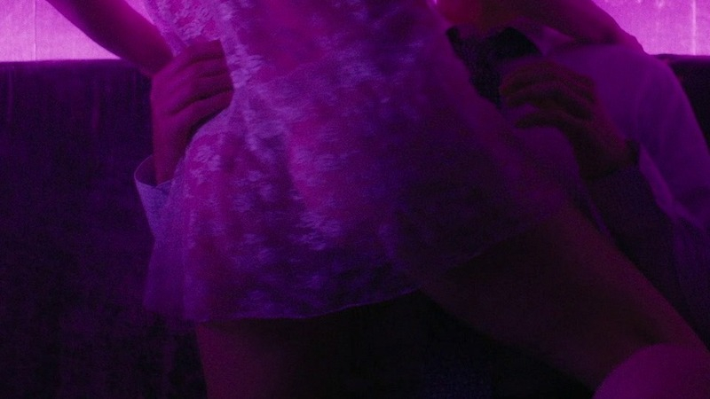 Hottest Claire Robbins Scenes. Sexy, Underwear, dark room, pink lighting. 781773