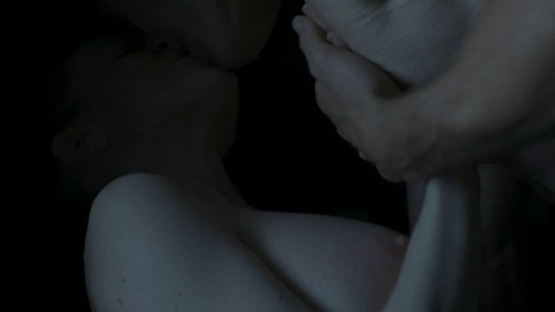 Nudes of Claire Robbins from Flesh and Bone. Breasts, guy on top, kissing. 781788