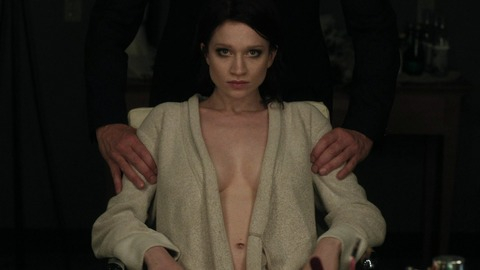 Sexiest Claire Robbins Scenes. Sexy, cleavage, open robe. 781804