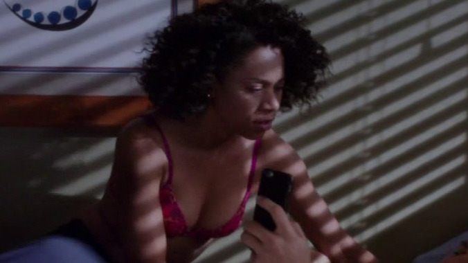 Hottest Kelly McCreary Scene in Grey's Anatomy. Underwear, SFW, curly hair. 784700