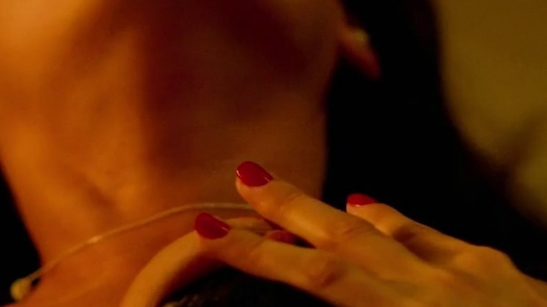 N/A from Sarancha Naked. Breasts, girl touching herself, lying on back. 778793