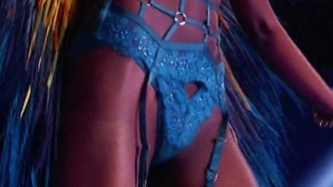 Maria Borges in The Victoria's Secret Fashion Show 2015 (2015) Sexy Underwear Blue Underwear Fashion Show 779034