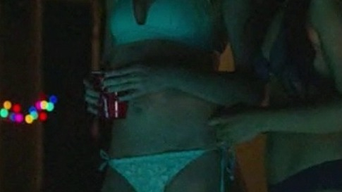 Hottest Party Girl/Girl in Pool Scenes. Bikini, SFW, night time. 779349