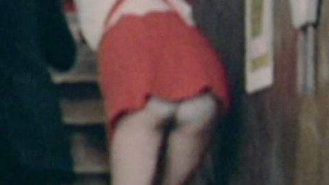 Reine Thirion Naked as Harry's Secretary. Butt, pigtails, platform boots. 779943
