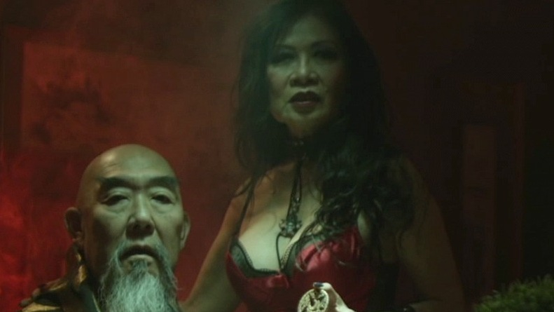 Sexiest Scenes of Lady Okamura from Samurai Cop 2: Deadly Vengeance. Sexy, Underwear, SFW, asian man. 780749