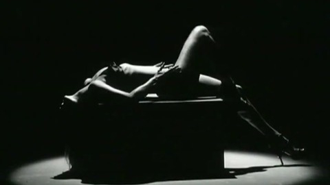 Sexiest Kate Moss Scene in I Just Don't Know What to Do With Myself. Sexy, Underwear, black and white, high heels. 781153