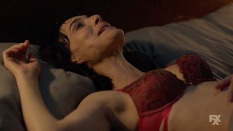 Liane Balaban in Man Seeking Woman (2015-2016) Underwear Older Woman Red Bra 781388