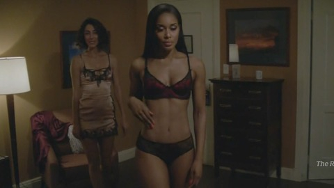 Hottest Sherilyn Allen Scene in Girlfriends' Guide to Divorce. Underwear, abs, approaching man. 781394