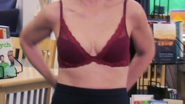 Hottest Tammy Two Scenes. Underwear, bookstore, glasses. 781491