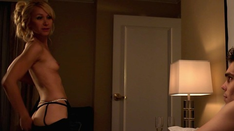 Marielle de Rocca-Serra in American Slice (2014) Breasts Thong Underwear Black Thong Breasts 781943