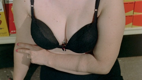 Carol Miller in Axe (1974) Sexy Underwear Black Bra Cleavage 781496