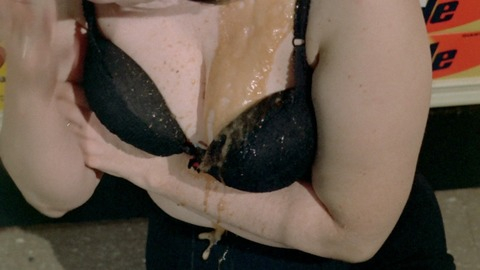 Carol Miller in Axe (1974) Sexy Underwear Black Bra Cleavage 781497