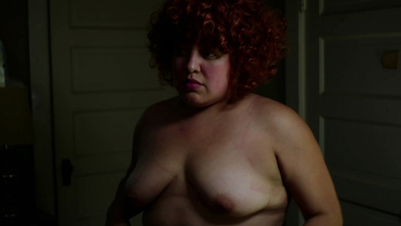 Elizabeth De Razzo Naked in The Greasy Strangler. Breasts, curly hair, nude. 799861