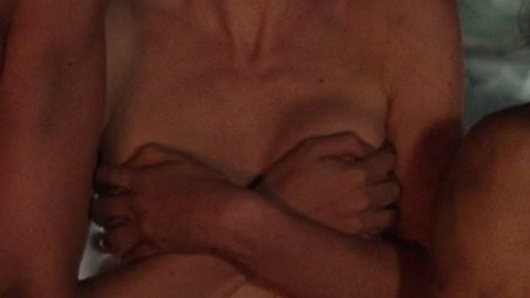 Sexiest Mackenzie Davis Scene in Freaks of Nature. Sexy, hands over breasts, looking at sky. 782467