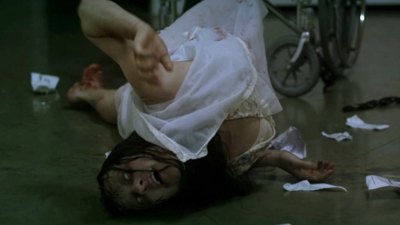 Sexiest Shell Stachowicz Scene in Forsaken. Sexy, Underwear, SFW, body covered in blood. 782569