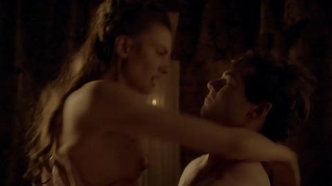 Laura De Boer Nude as Maisie Robinson. Breasts, nude, right breast exposed. 782672