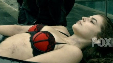 Bri Neal in Lucifer (2016-2021) Sexy Underwear Body Bag Crime Scene 783033