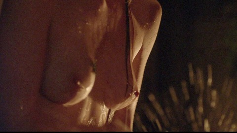 Mia Goth Naked in The Survivalist. Breasts, brunette, cabin. 819817
