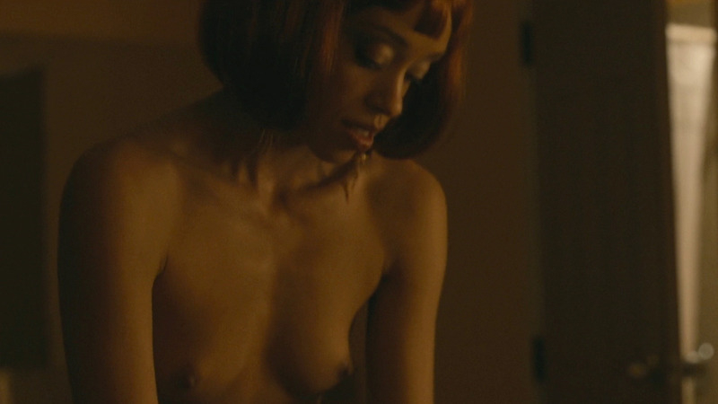 Shanti Lowry Naked in Who's Driving Doug. Breasts, Black, close up. 800599