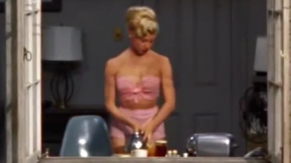 Hottest Georgine Darcy Scene in Rear Window. Sexy, SFW, Voyeur/Peeping. 784430