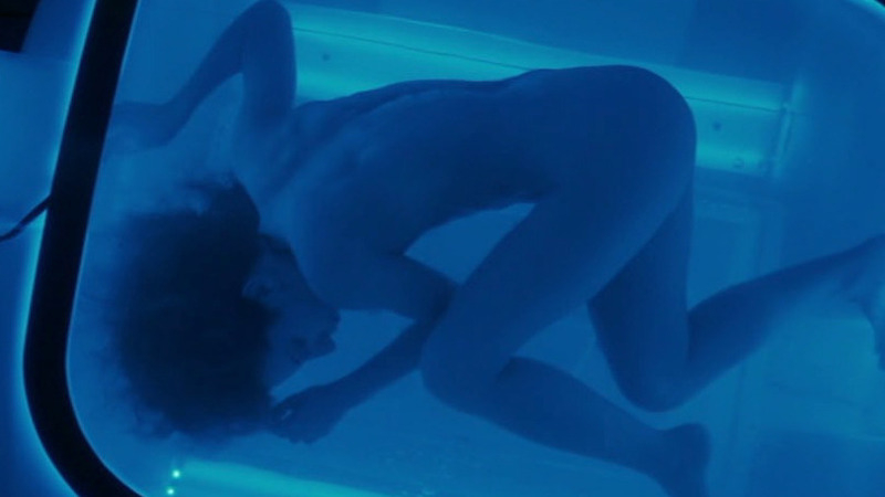 Sexiest Alexa Scenes. Sexy, blue lighting, dark room. 785272