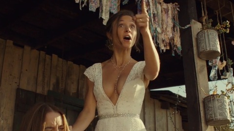 Hottest Dominique Provost-Chalkley Scene in Wynonna Earp. Sexy, SFW, barn. 940322