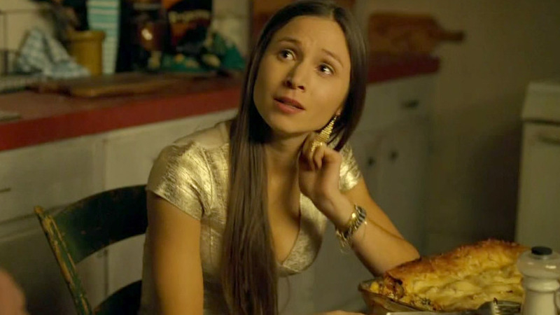 Sexiest Dominique Provost-Chalkley Scene in Wynonna Earp. Sexy, brunette, cleavage. 789589