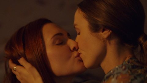 Sexiest Scenes of Waverly Earp from Wynonna Earp. Lesbian, SFW, kissing. 917723
