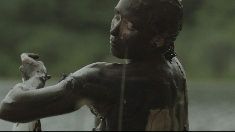 Lucy Walters Naked as Ann. Breasts, covered in mud, hard nipple. 809895