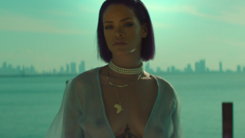 Sexiest Scenes of Herself from Needed Me. Sexy, africa necklace, breasts visible. 788081