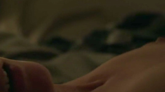 Melinda Kinnaman Naked in The Bridge. Breasts, close up, laying on bed. 788239