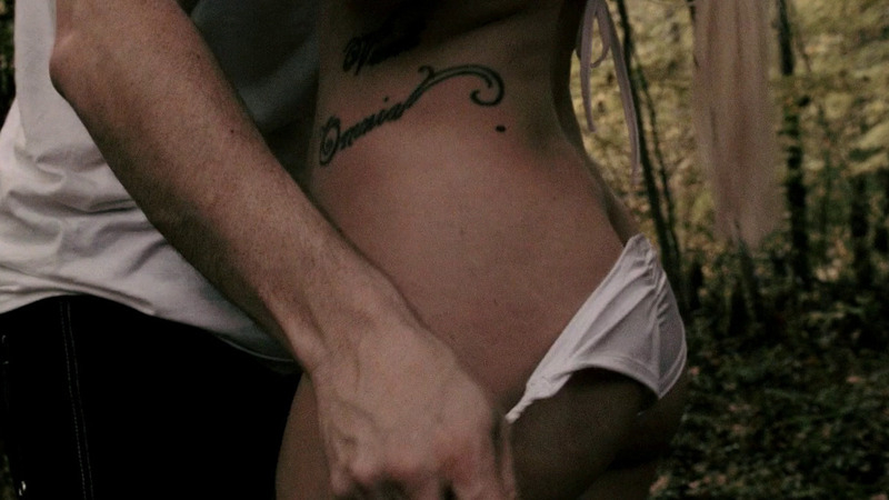 Lucretia Lynn Naked in Harvest Lake. Bikini, Butt, Tattoos, close up. 807949
