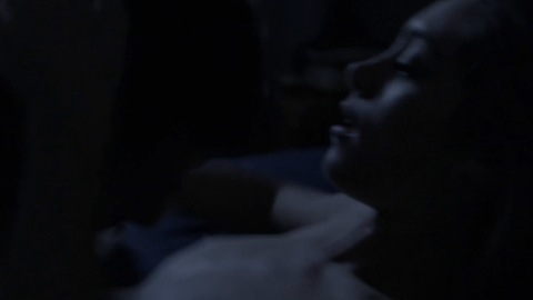 Nudes of Luna from O Negócio. Breasts, dark room, night. 901350