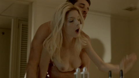 Nudes of Magali Becker from O Negócio. Breasts, bathroom, blonde. 880788