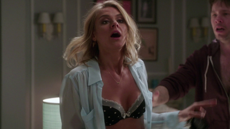 Hottest Eliza Coupe Scene in The Mindy Project. Underwear, black bra, blonde. 789278