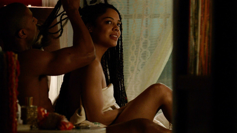 Creed's Sexiest Scenes with Tessa Thompson. Sexy, SFW, bedroom. 789870