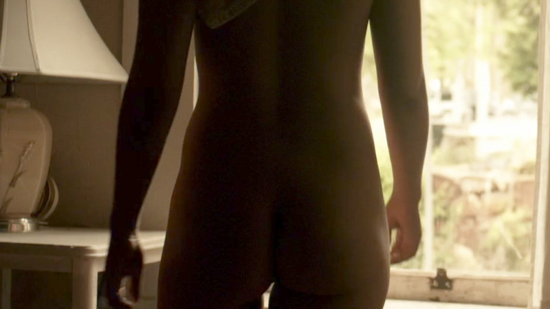 Ruth Negga Naked in Preacher. Butt, at window, dark scene. 790333