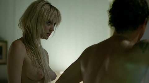 Evangeline Radosevich from Bloodline Naked. Breasts, blonde, hard nipples. 790583