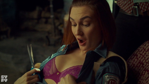 Sexiest Nicole Haught Scenes. Underwear, SFW, open shirt. 839248