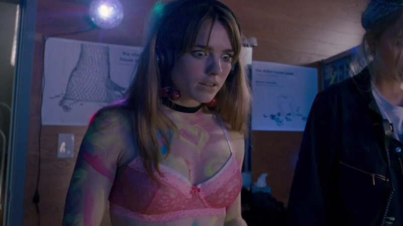Hottest Natalie Shayne Scenes. Underwear, black chocker, body paint. 795117