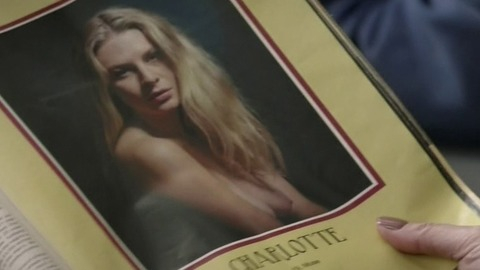 Charlotte from Neil Gaiman's Likely Stories Naked. Breasts, Sexy, blonde, magazine spread. 792515