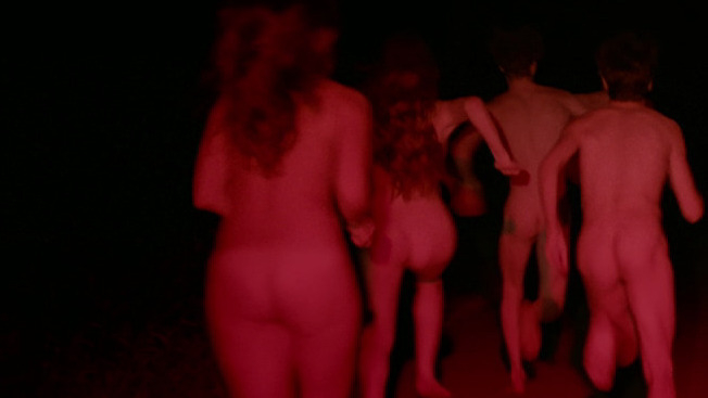 Léa from Bang Gang (A Modern Love Story) Naked. Butt, group nudity, night. 795221