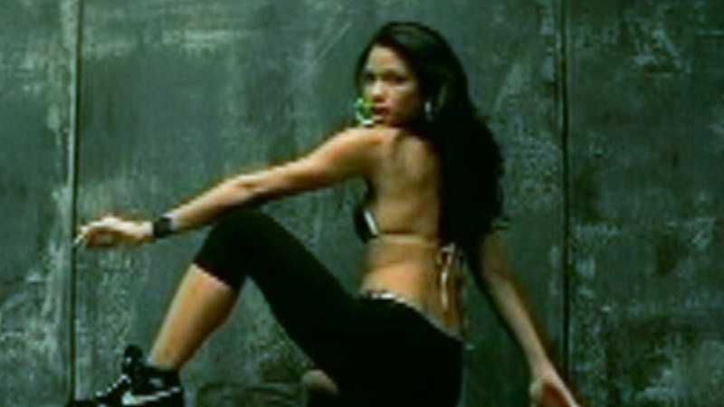 Sexiest Cassie Ventura Scene in Me & U. Bikini, Sexy, bikini top, black pants. 794089
