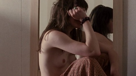 Julie Sokolowski in Young Bodies Heal Quickly (2014) Breasts Breasts Brown Pants 794398