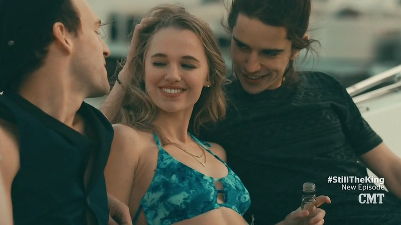 Hottest Madison Iseman Scene in Still The King. Bikini, bikini top, blue bikini. 795128