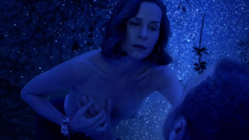 Nudes of Sonia Kovitzky from Ray Donovan. Breasts, Prosthetic, blue lighting, climbing on top of man. 795468